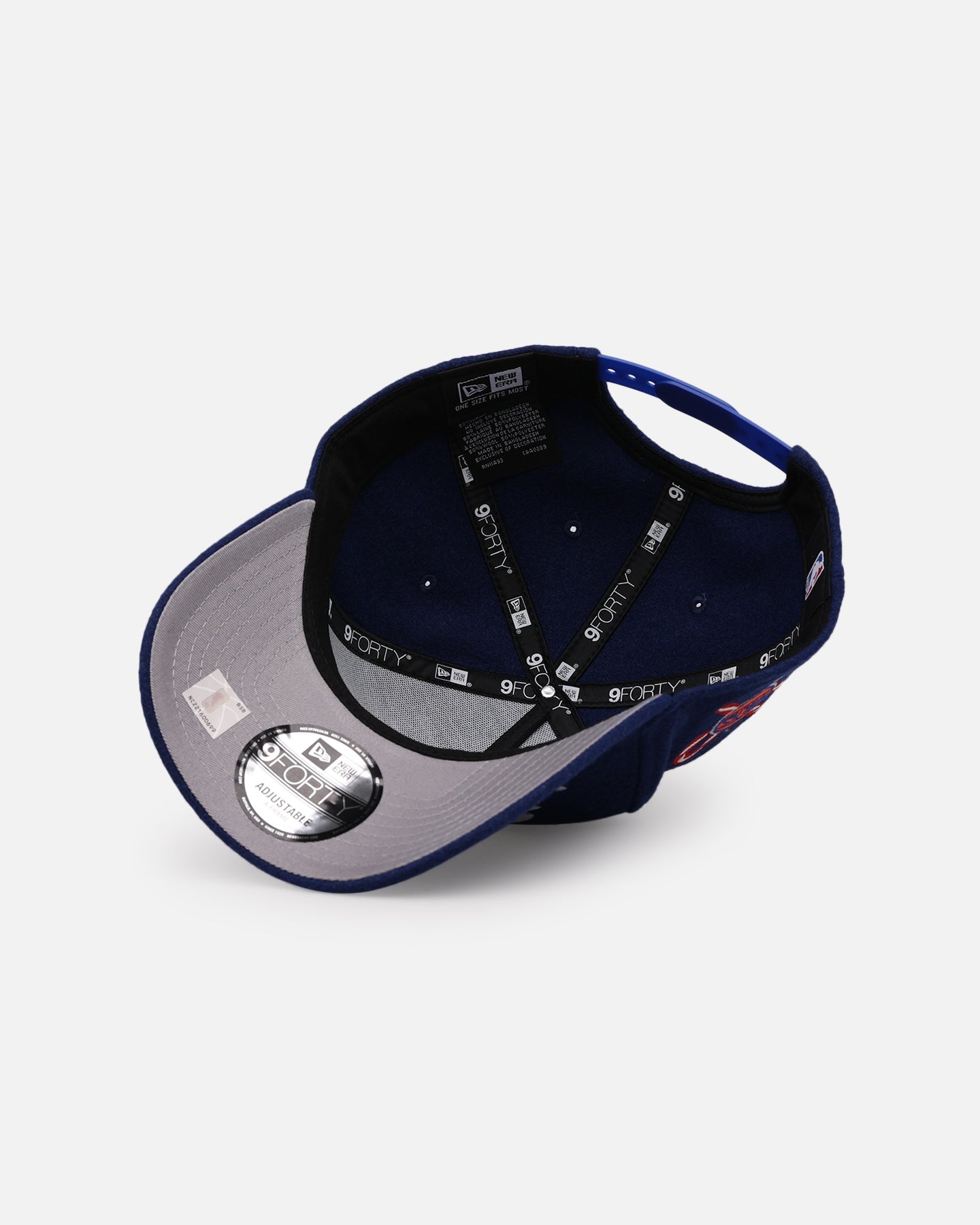 New Era New York Knicks 'Candy Cane Side Patch' 9FORTY A-Frame Snapback Official Team Color