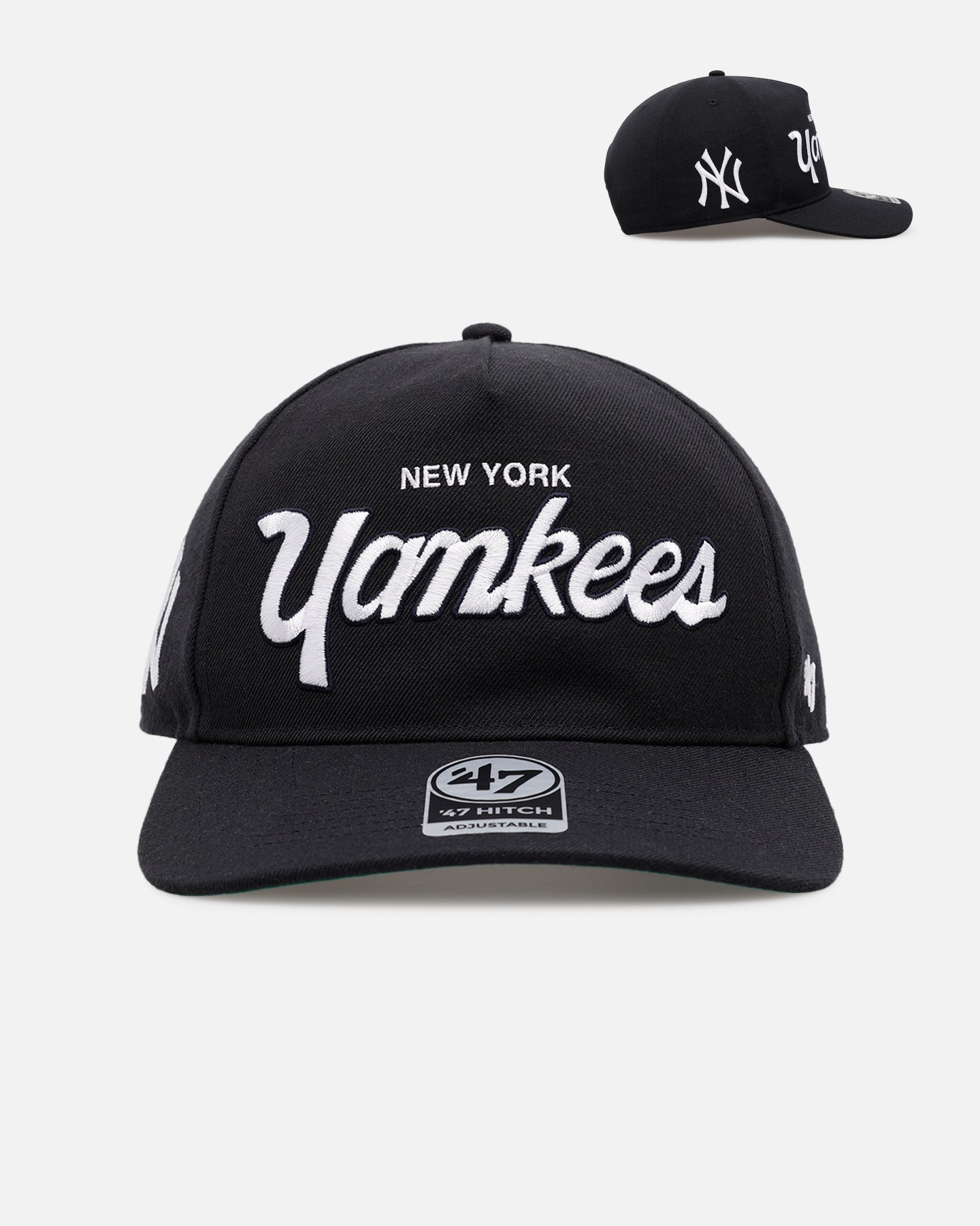 47 Brand New York Yankees 'Vintage Script' 47 Hitch Snapback Navy