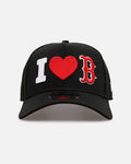 New Era Boston Red Sox 'Love' 9FORTY A-Frame Snapback Black