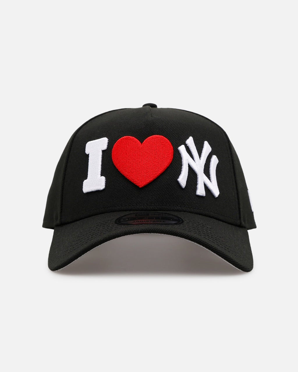 New Era New York Yankees 'Love' 9FORTY A-Frame Snapback Black