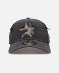 New Era Houston Astros 'Patent Leather' 9FORTY A-Frame Strapback Washed Black