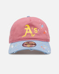 New Era Oakland Athletics 'Seasoned' 9FORTY A-Frame Strapback Pink/Blue