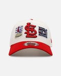 New Era St. Louis Cardinals 'World Series Logo' 9FORTY A-Frame Snapback Chrome