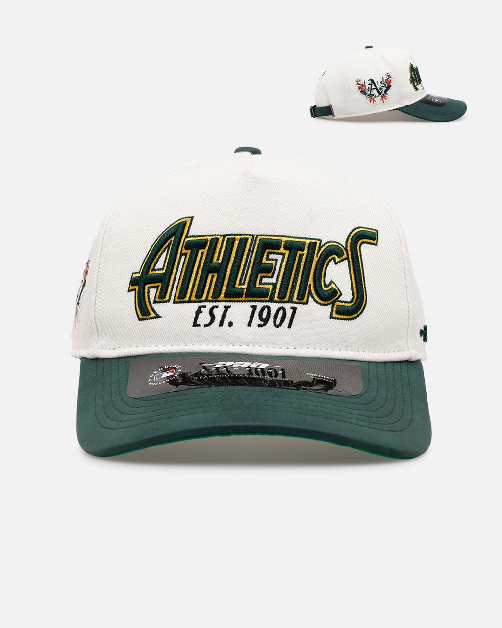 Pro Standard Oakland Athletics 'Paradise' Pro Pinch Strapback Eggshell