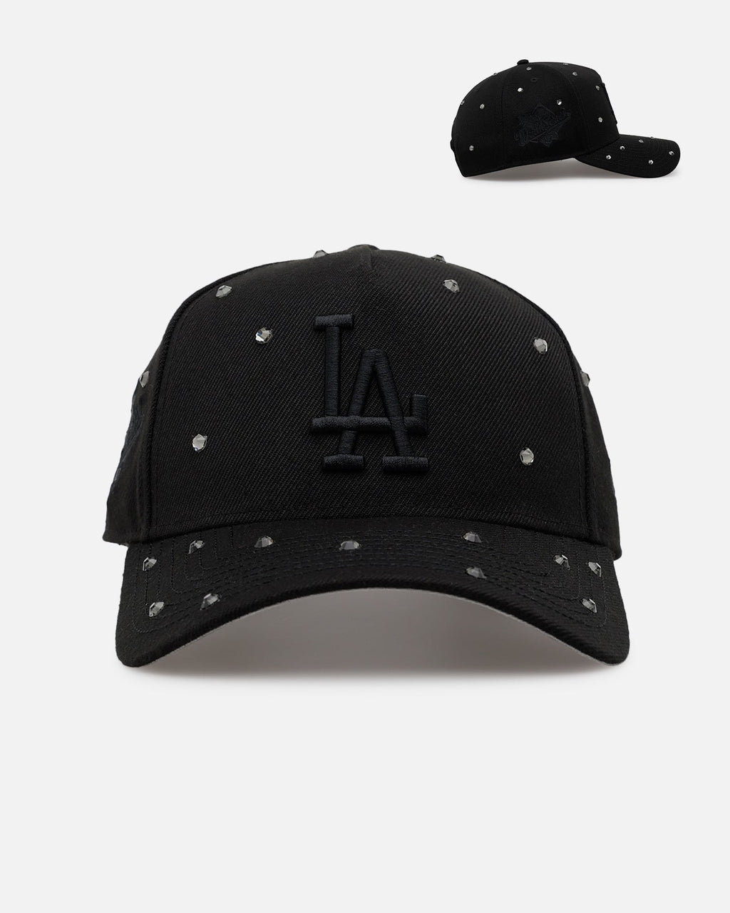 New Era Los Angeles Dodgers 'Embellishment' 9FORTY A-Frame Snapback Black/Black