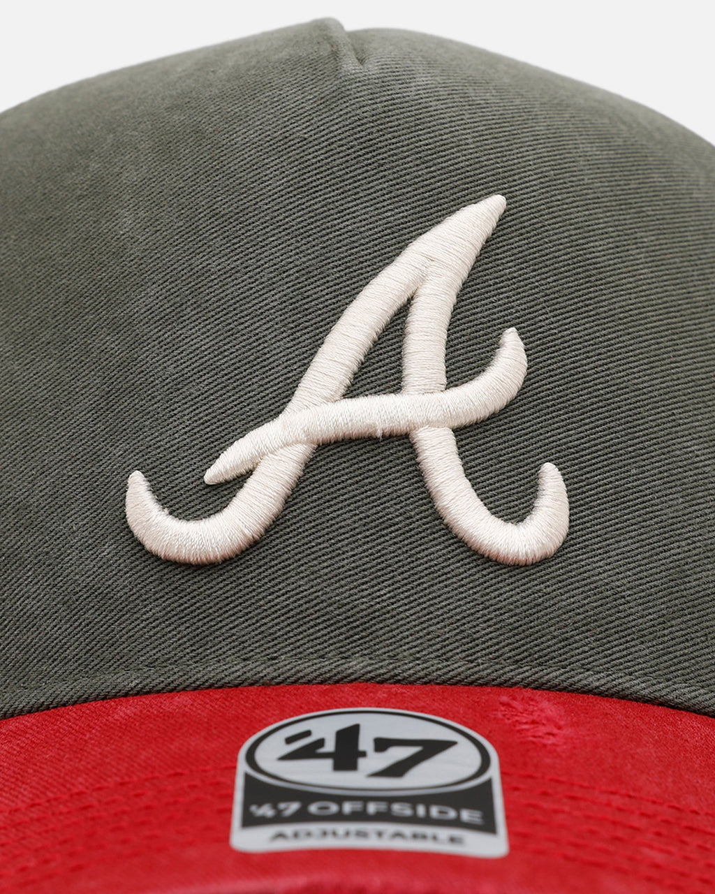 47 Brand Atlanta Braves 'Utilitarian' 47 Offside Strapback Moss
