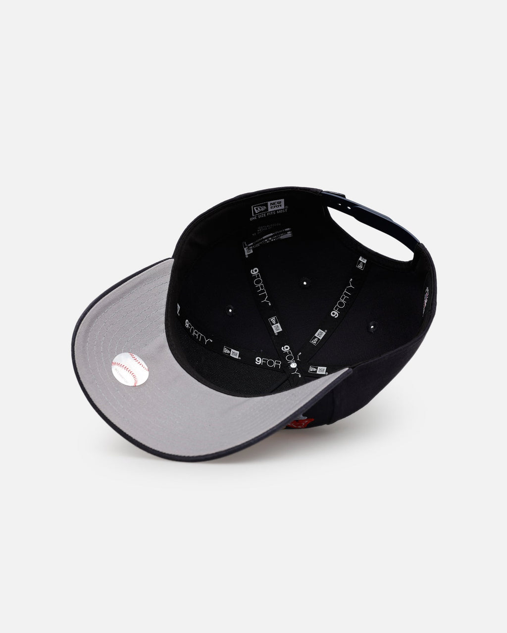 New Era Atlanta Braves 'Fabric Shop' 9FORTY A-Frame Snapback Navy