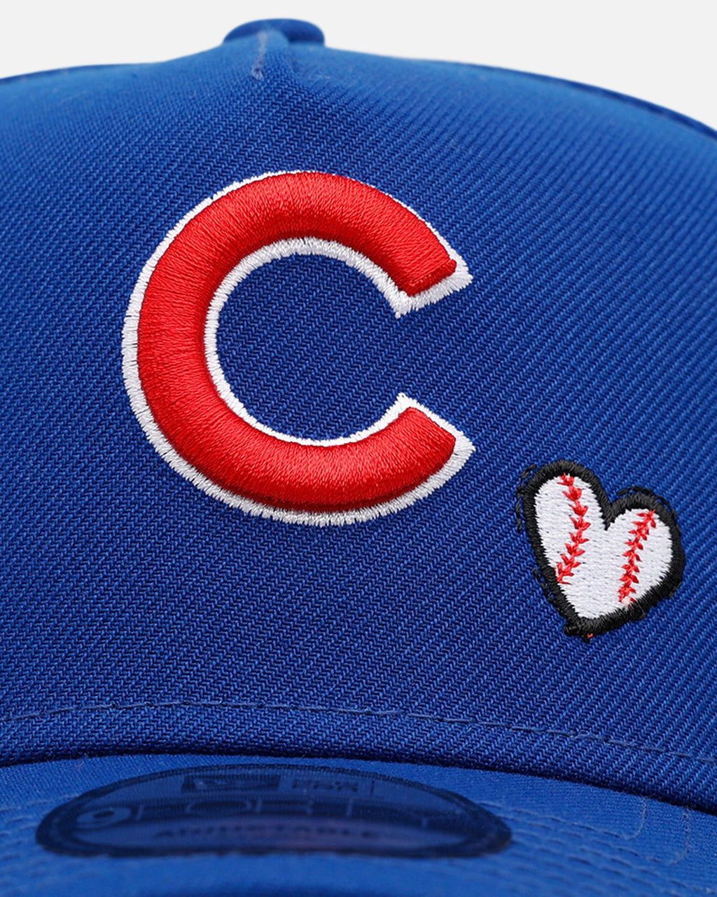 New Era Chicago Cubs 'Baseball Hearts' 9FORTY A-Frame Snapback Official Team Color