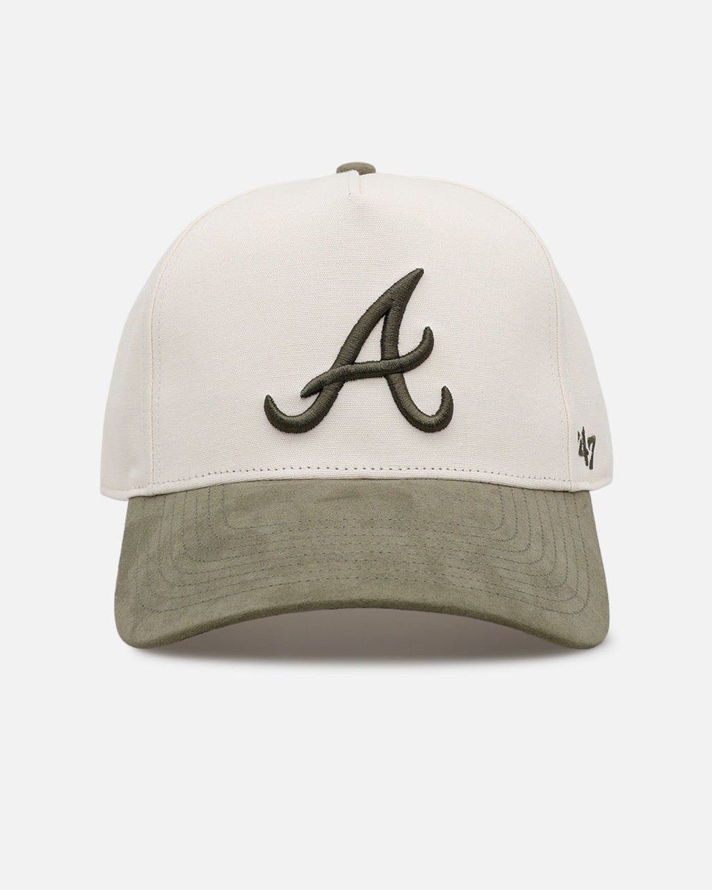 47 Brand Atlanta Braves 'Bottle Green 2.0' 47 Offside Snapback Natural
