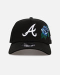 New Era Atlanta Braves 'Blue Rose' 9FORTY A-Frame Snapback Black/Blue