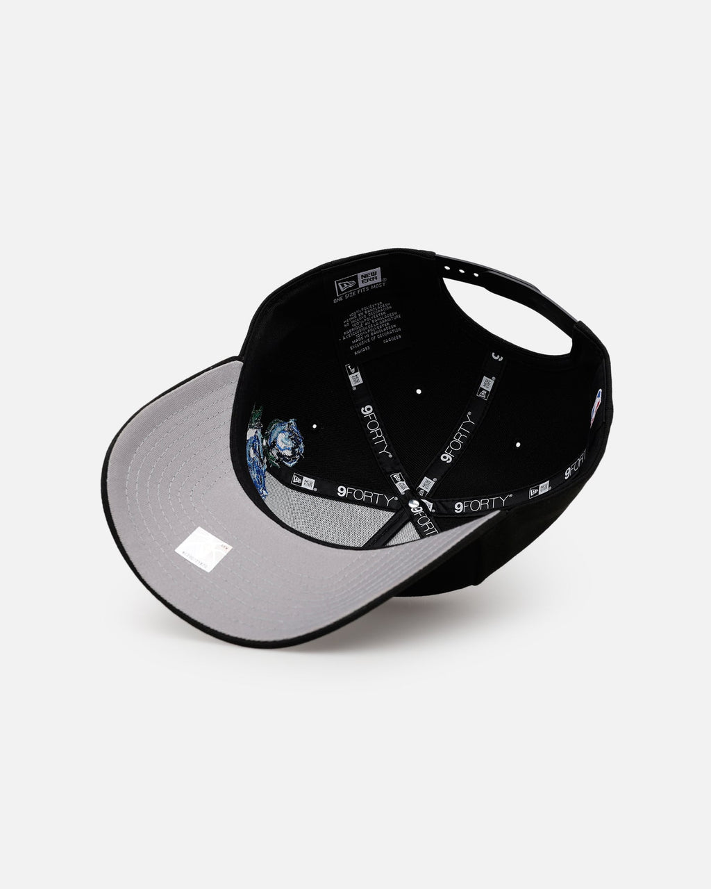 New Era Chicago Bulls 'Blue Rose' 9FORTY A-Frame Snapback Black/Blue