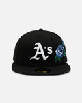 New Era Oakland Athletics 'Blue Rose' 59FIFTY Fitted Black/Blue