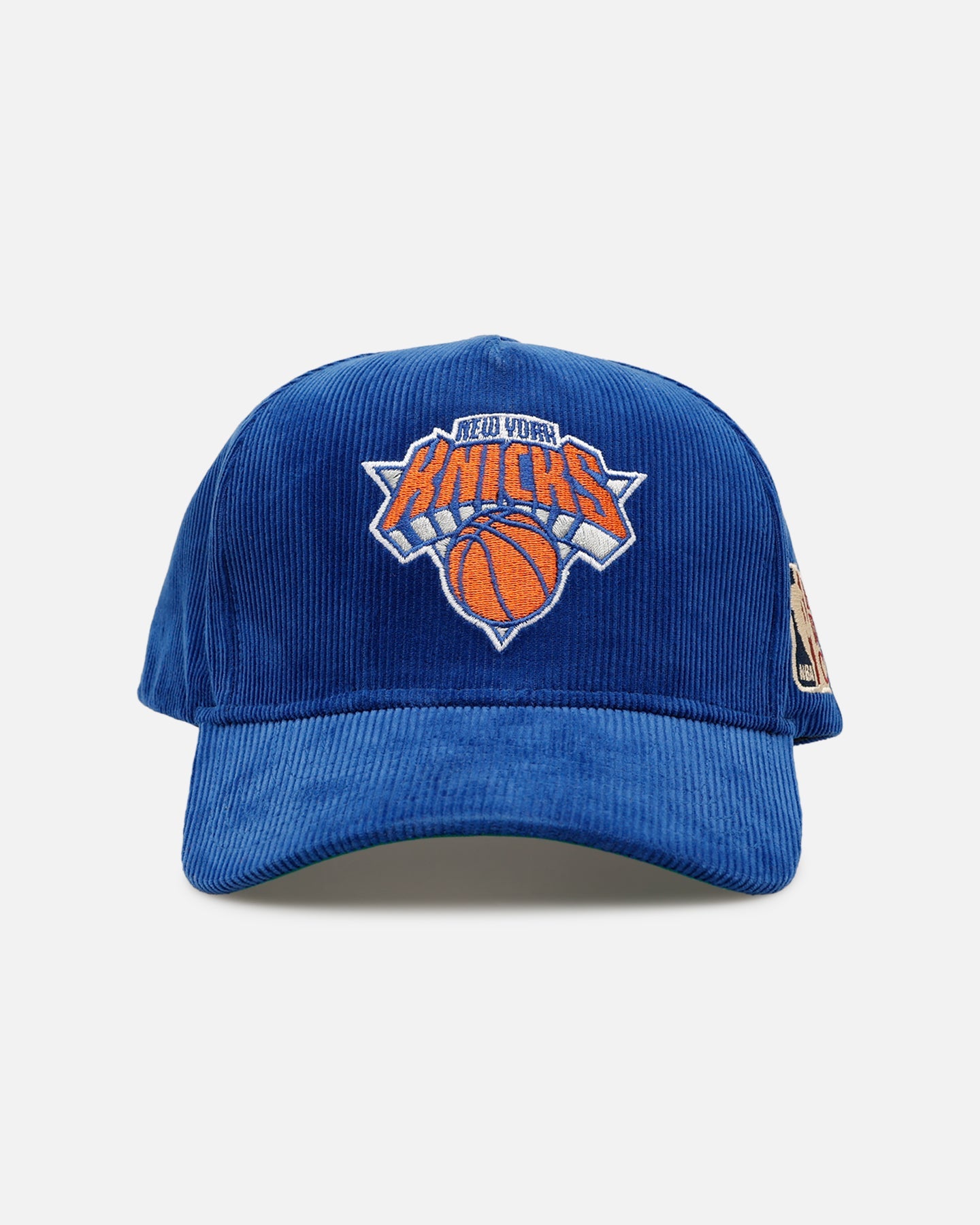Mitchell & Ness New York Knicks 'Vintage Cord' Pro Pinch Snapback Blue