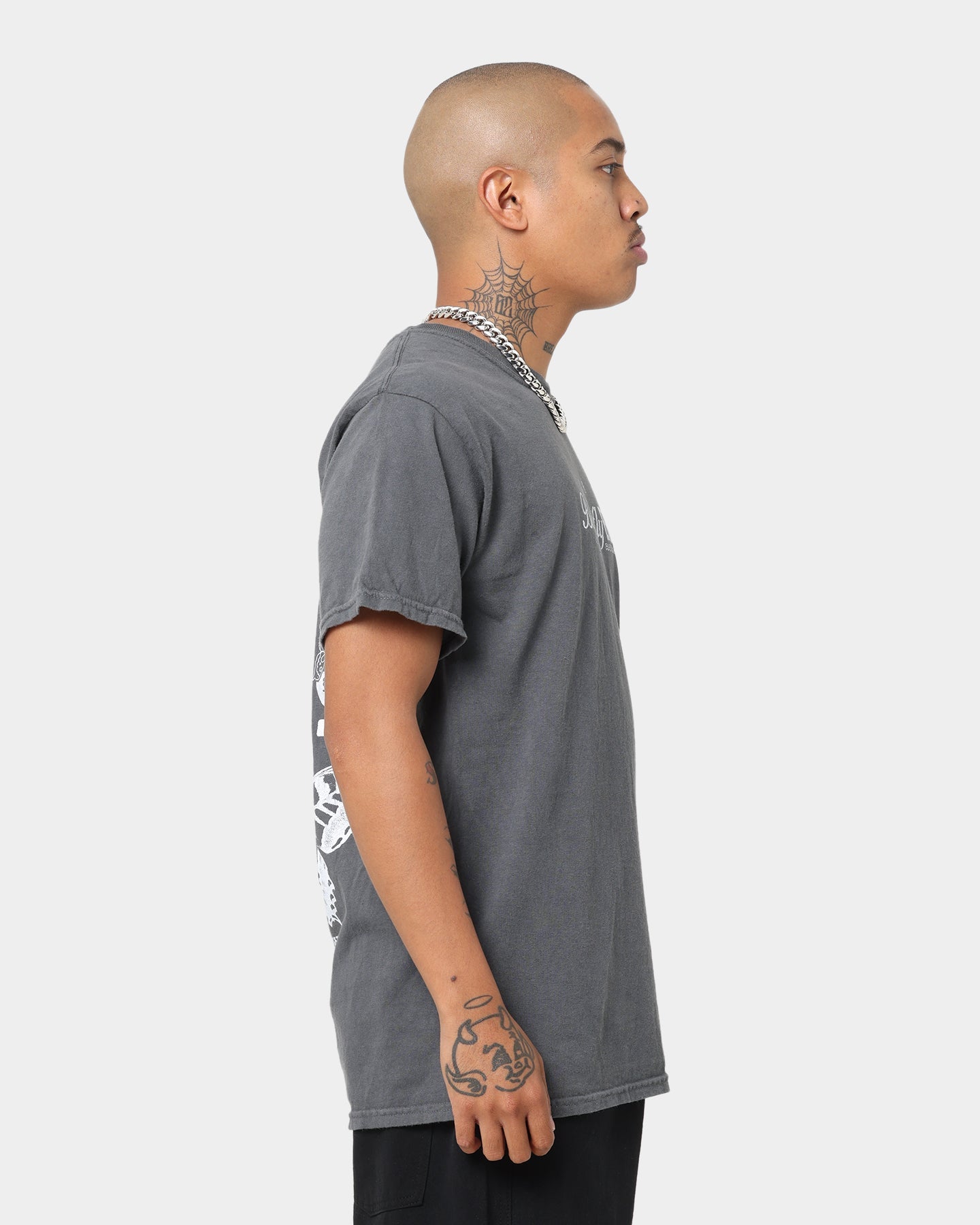 Rats Get Fat Butterfly Effect Vintage T-Shirt Off Black