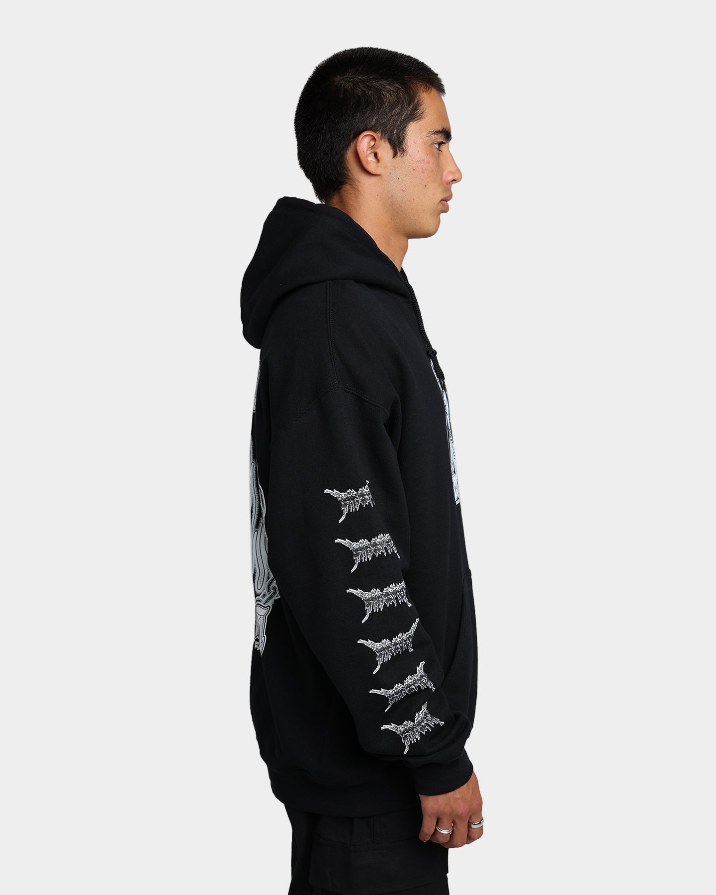 Rats Get Fat Till Death Hoodie Black