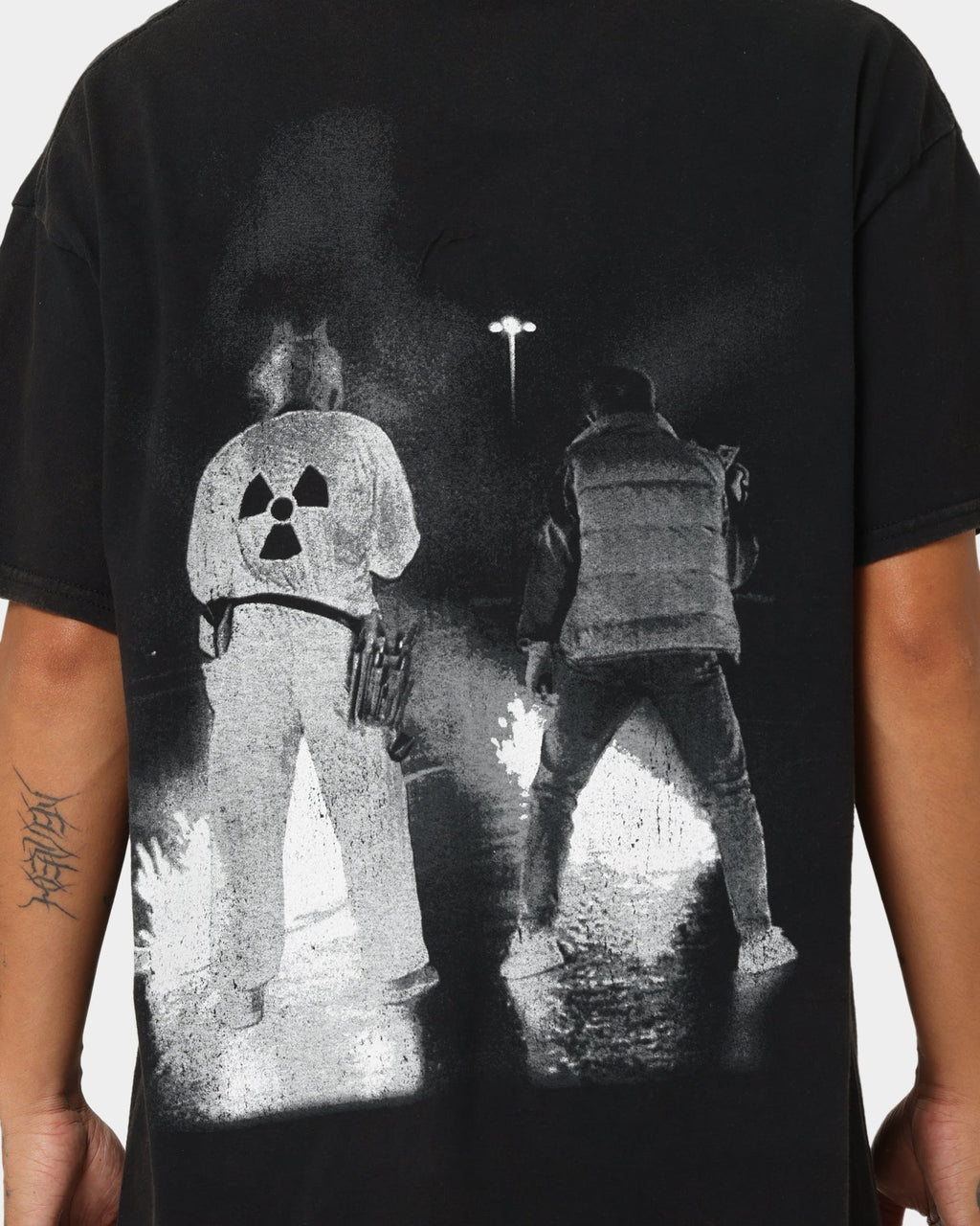 American Thrift X Back To The Future Back To The Future 1 Vintage T-Shirt Washed Black