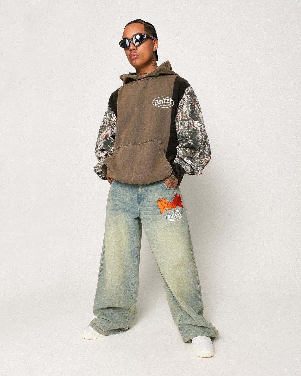 Loiter Splinter Hoodie Khaki/Camo