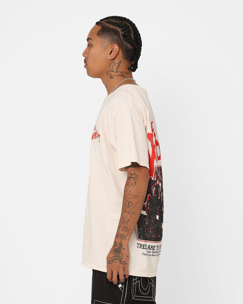 American Thrift X The Warriors The Warriors Vintage T-Shirt Off White