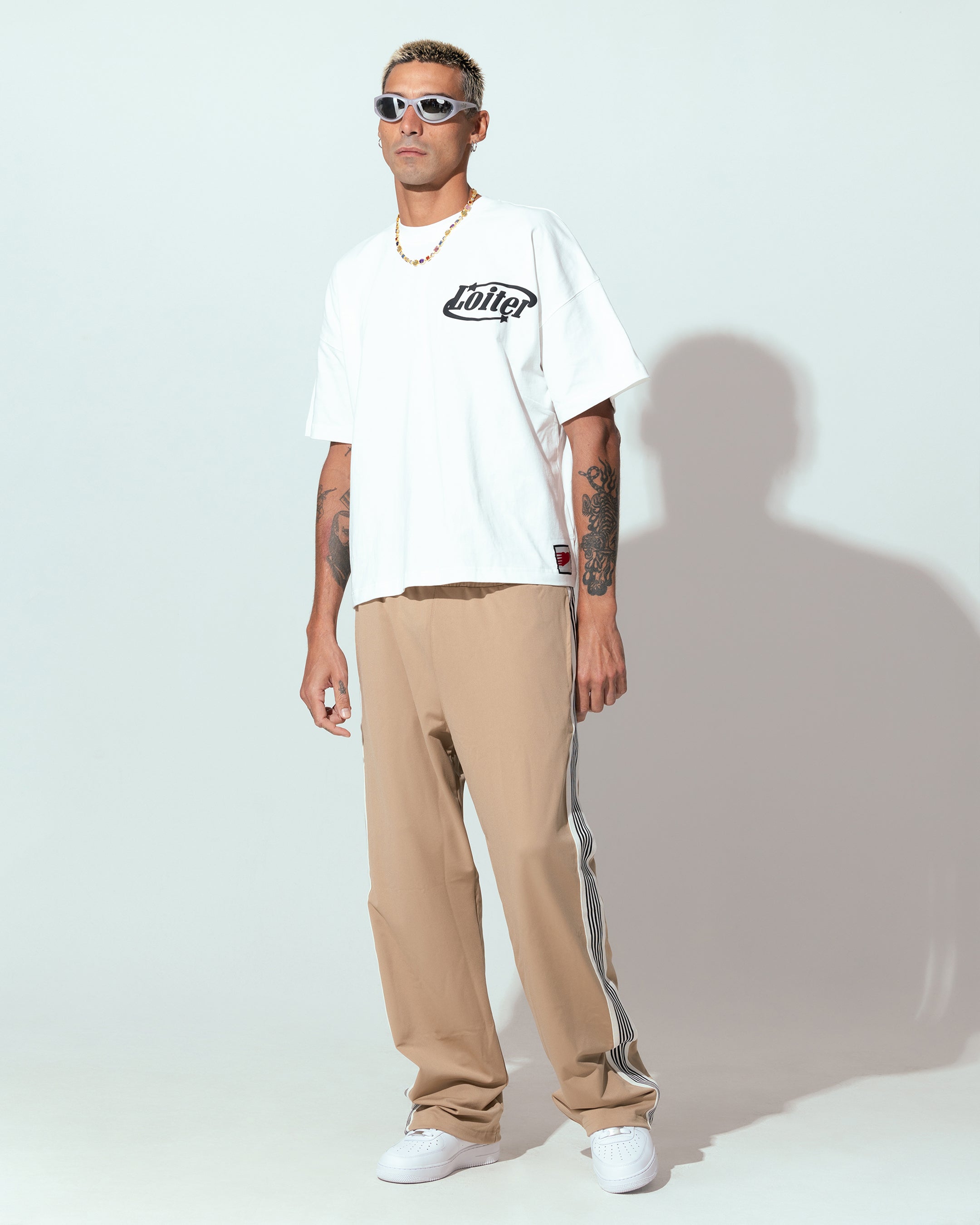 Loiter Repressed Box T-Shirt Off White