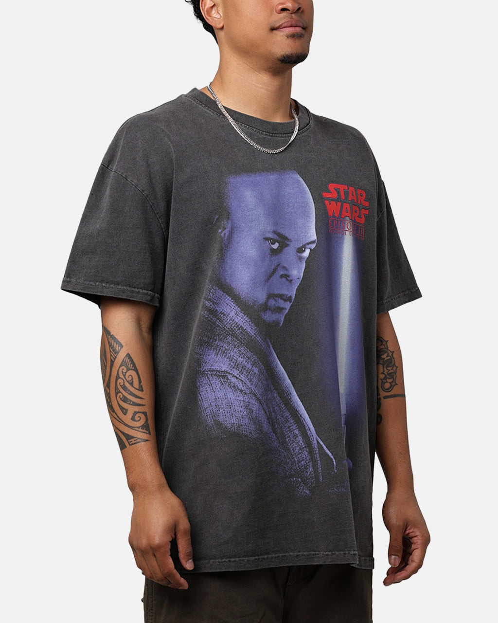 Star Wars Episode III '05 Heavyweight Vintage T-Shirt Black Wash