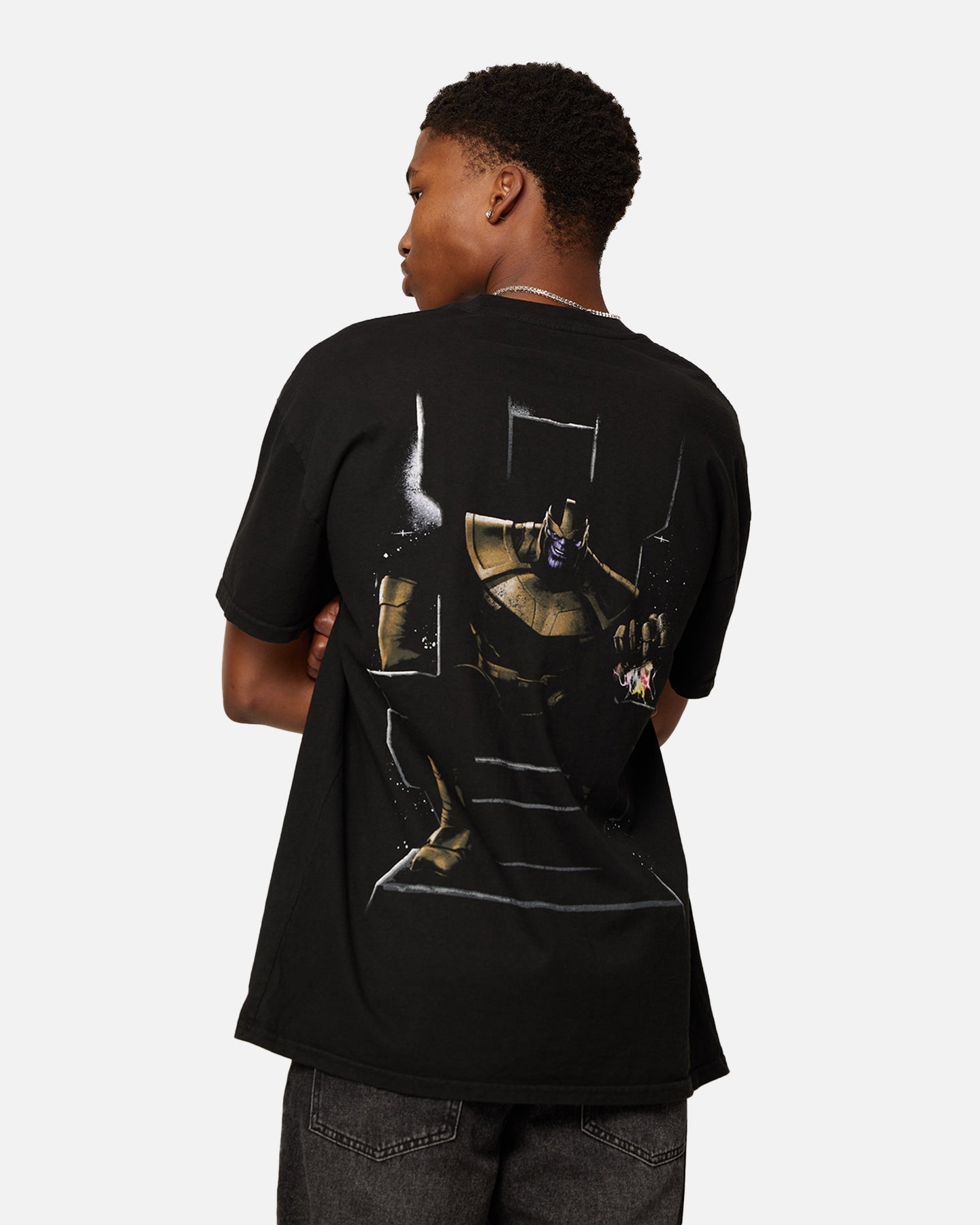 Marvel Thanos Heavyweight T-Shirt Black