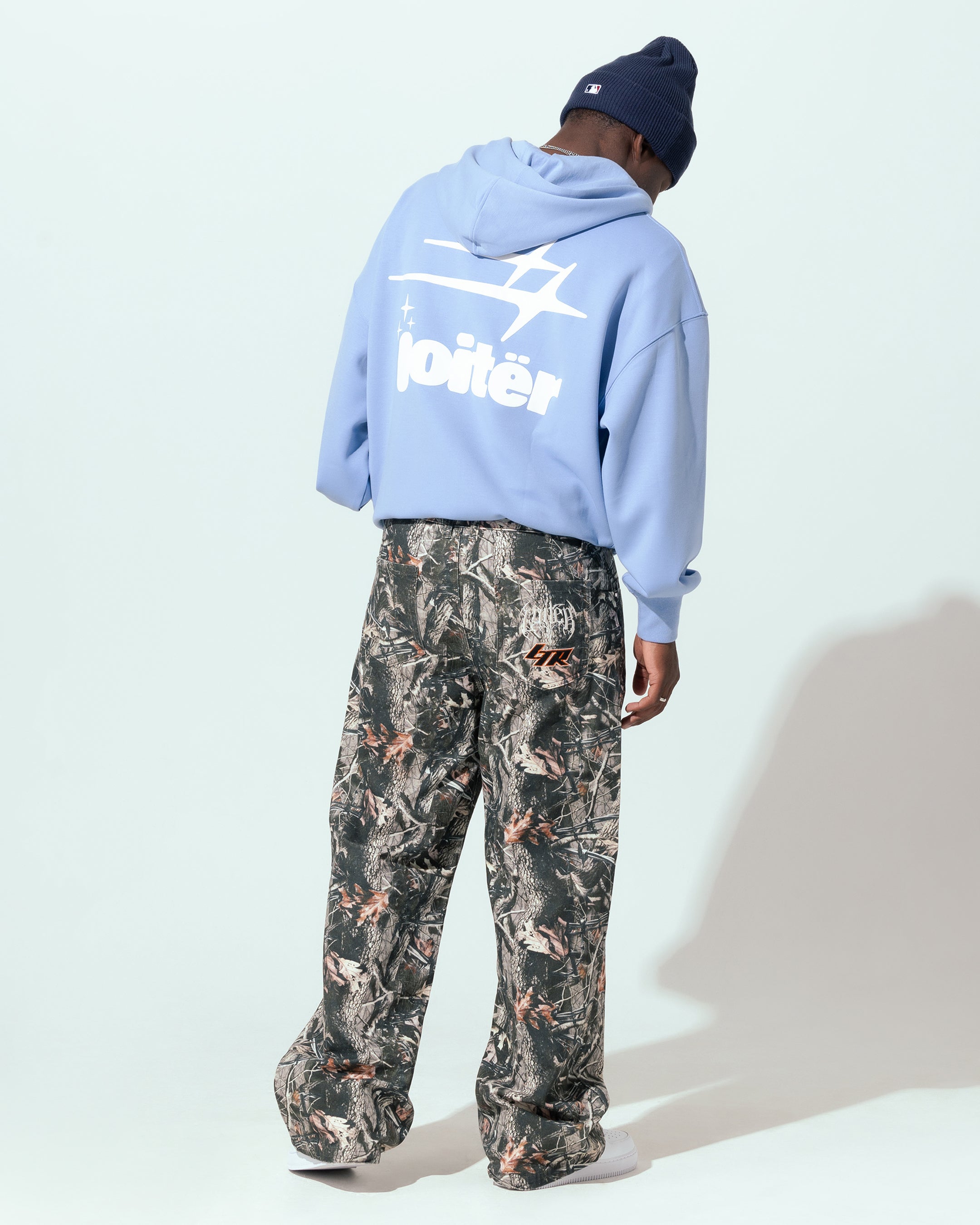 Loiter Cloud 9 Zip Hoodie Blue