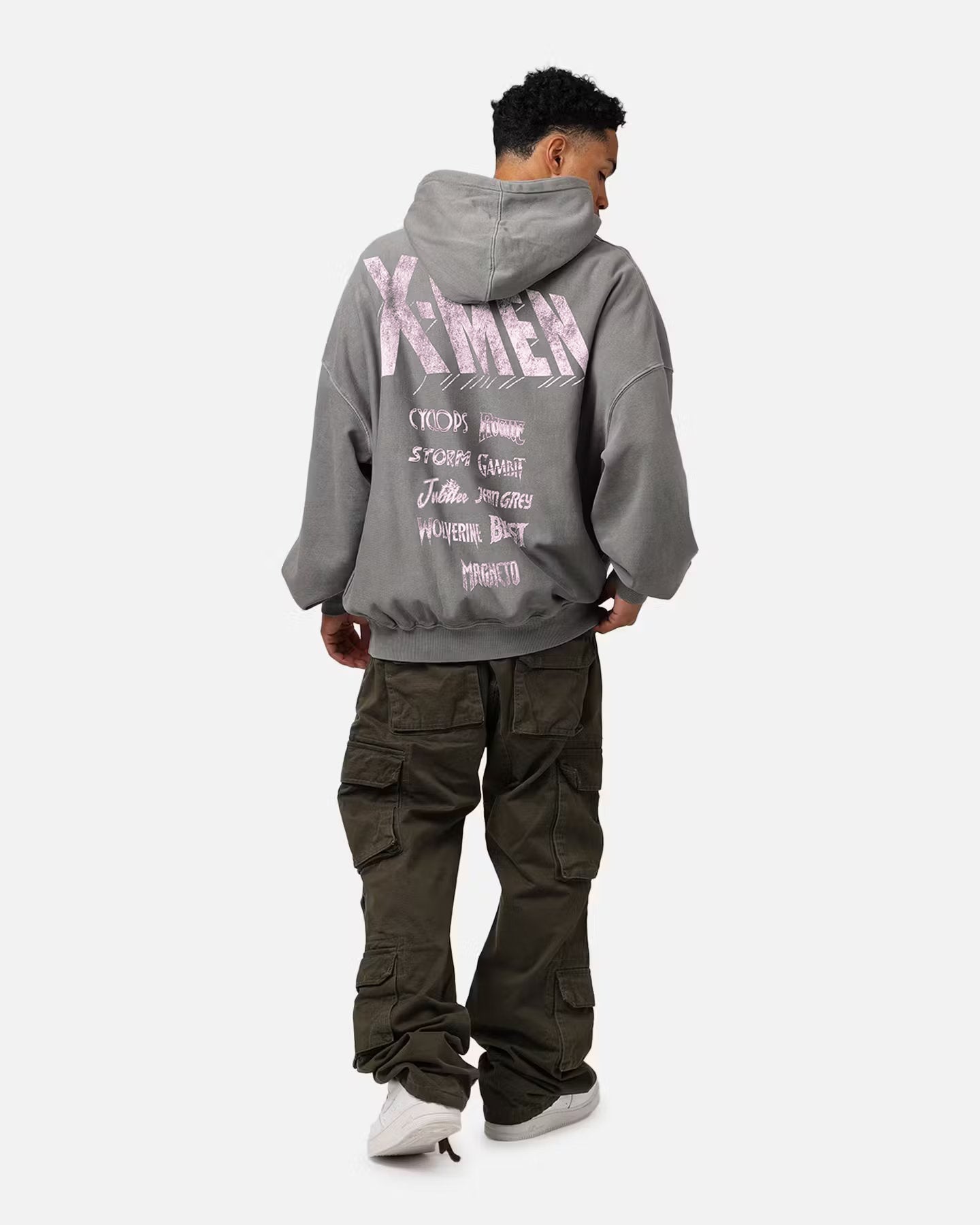 Marvel X-Men The X-Men Premium Hoodie Washed Charcoal
