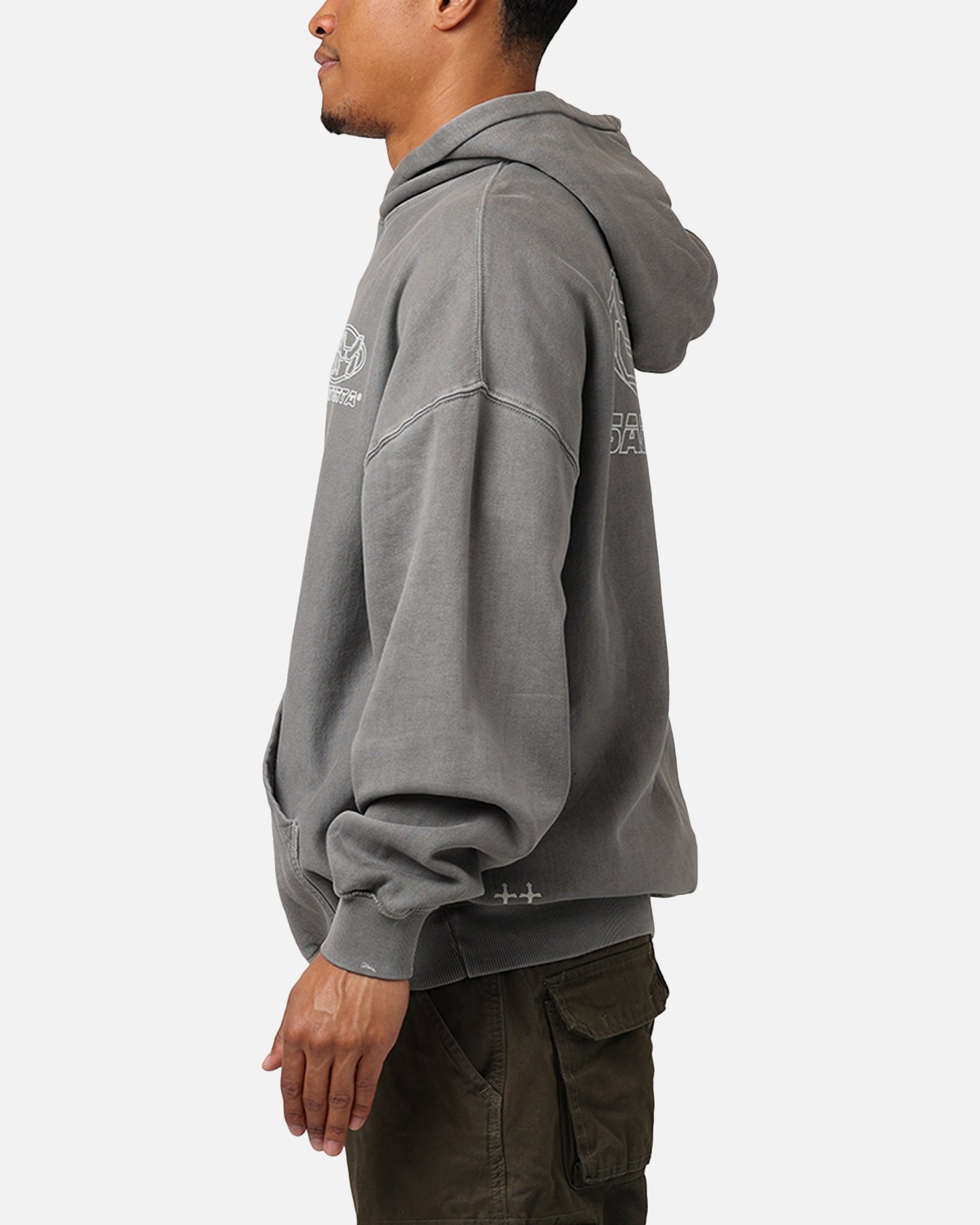 Saint Morta Rage Motors Premium Hoodie Washed Charcoal