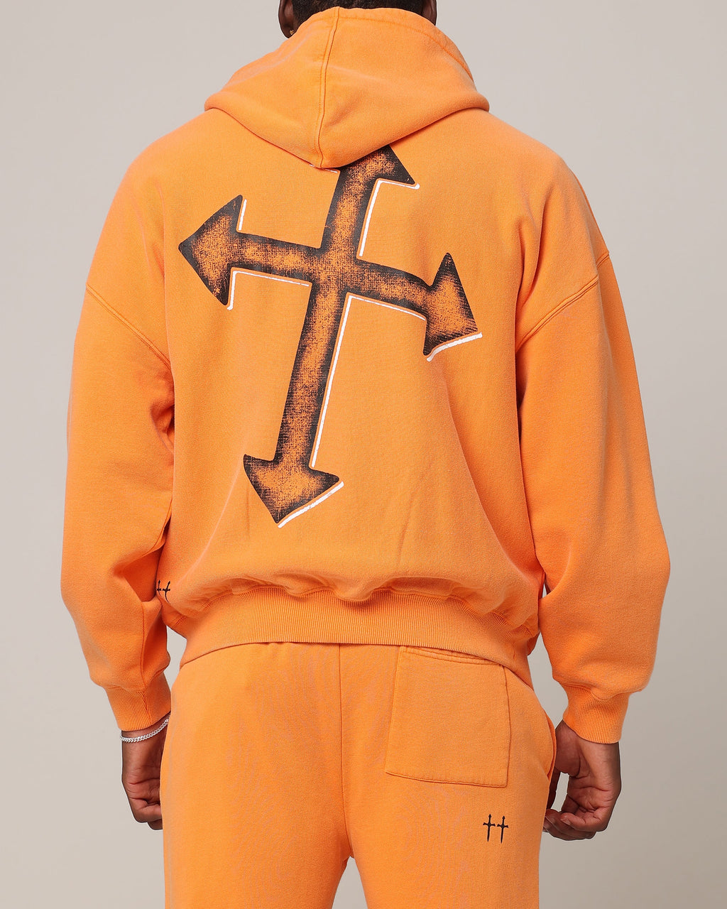 Saint Morta SSIX Vintage Hoodie Orange