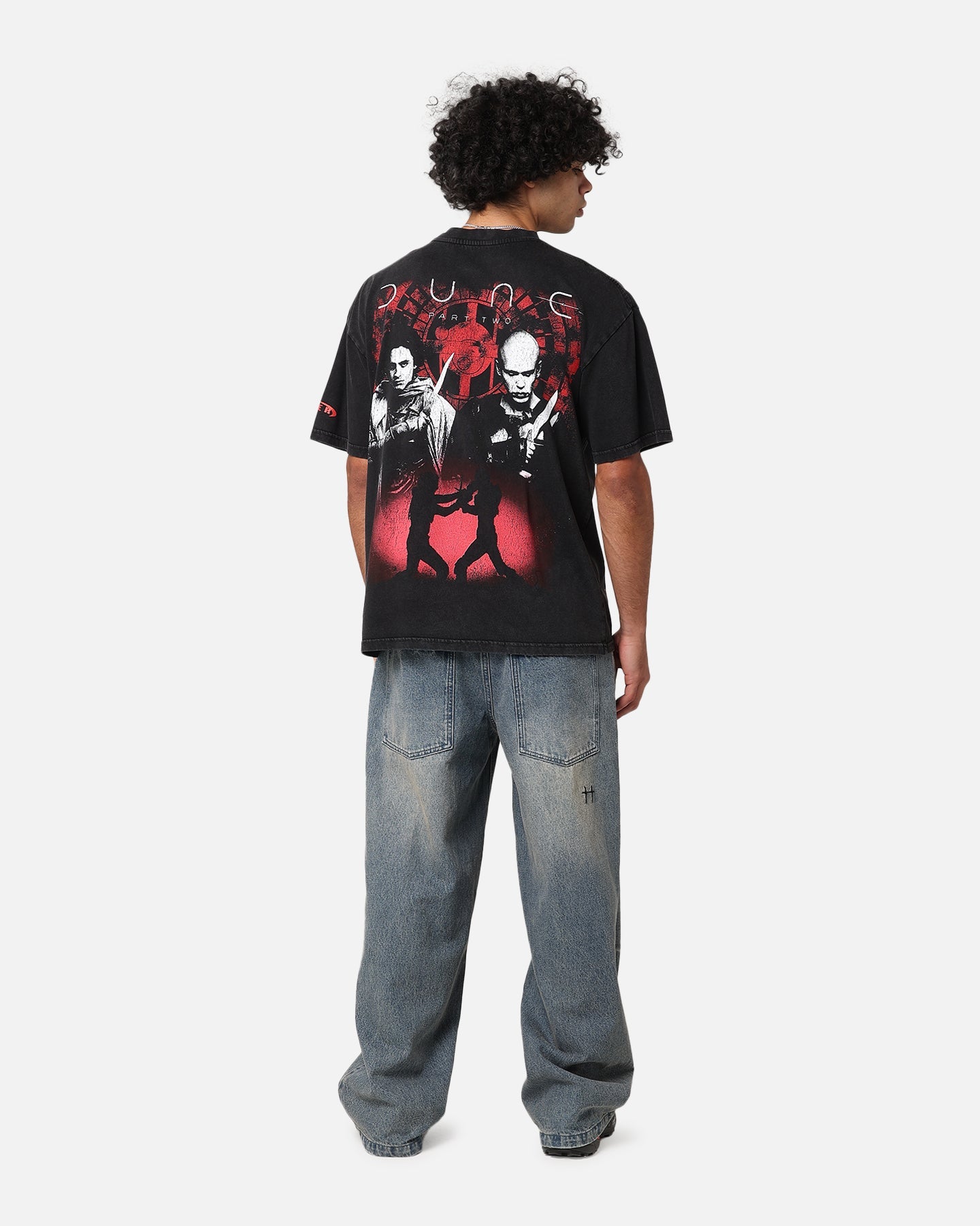 Loiter X Dune Feyd Rautha Vintage T-Shirt Black Acidwash