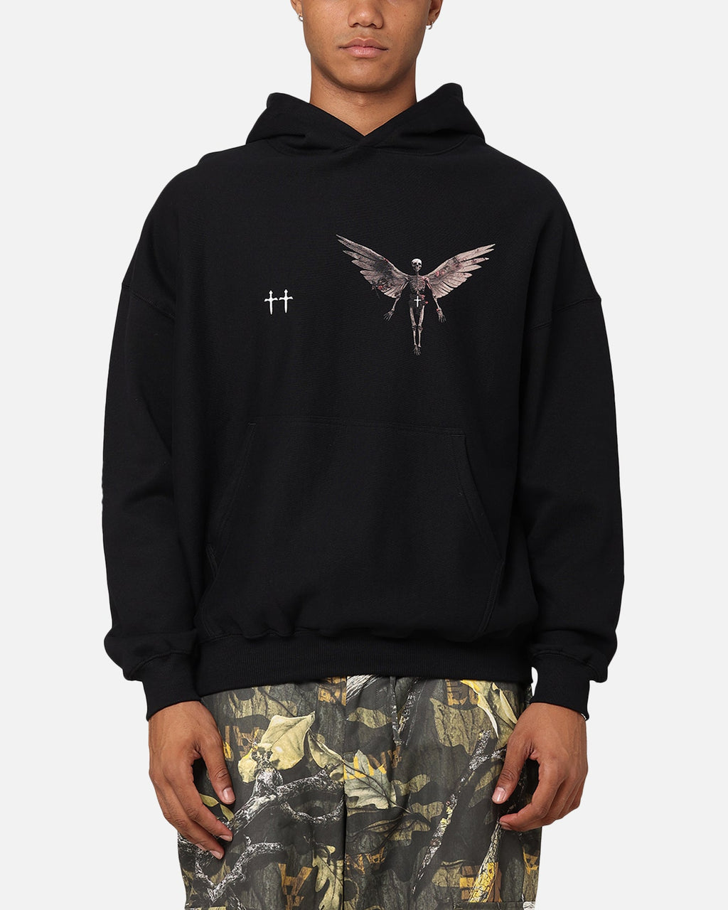 Saint Morta Momento Mori Hoodie Black