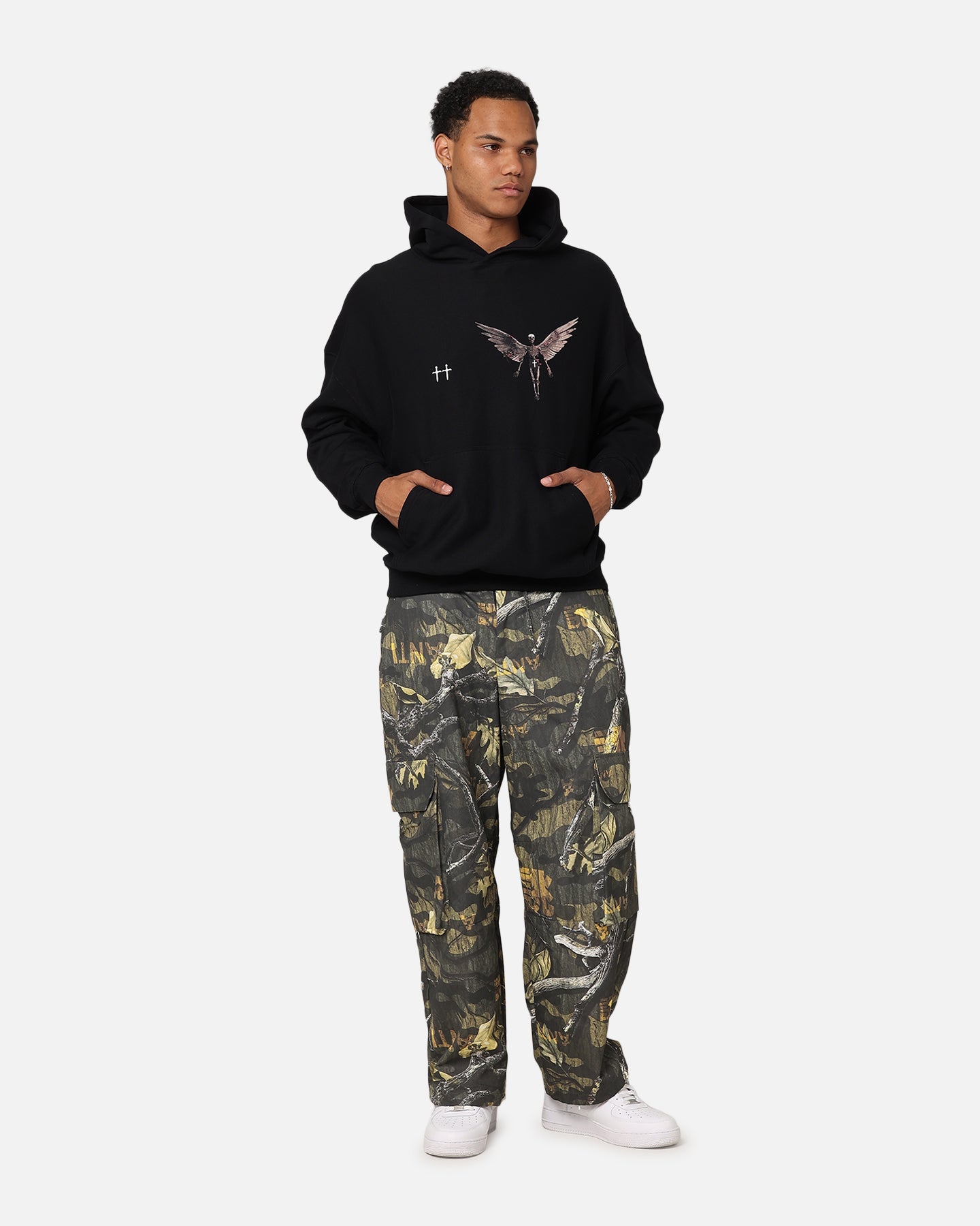 Saint Morta Momento Mori Hoodie Black