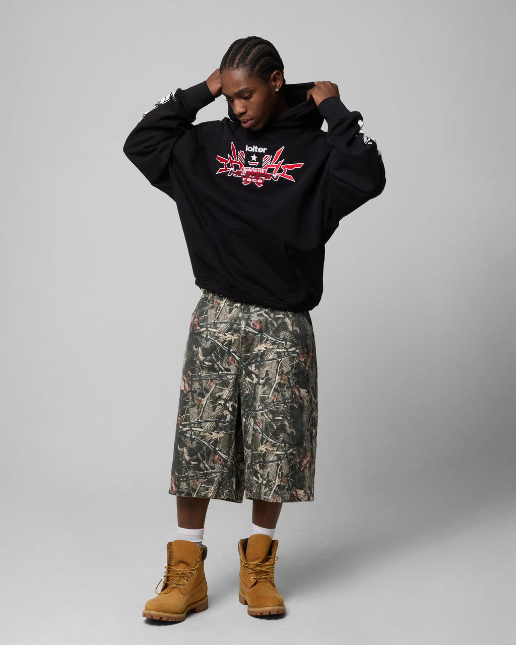 Loiter Substance Hoodie Black
