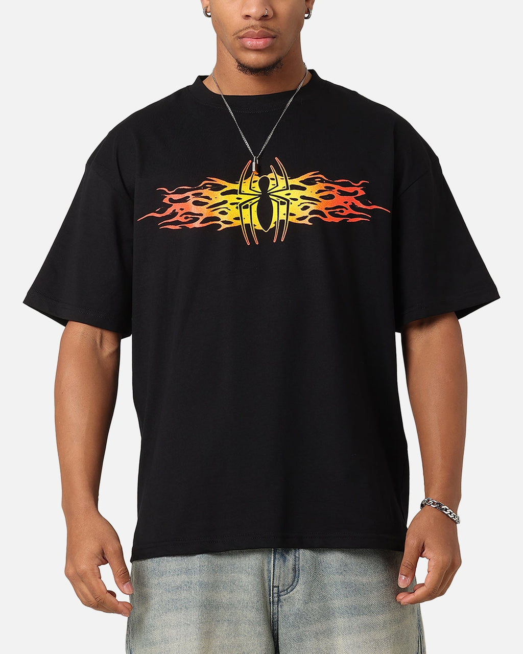 73Studio Marvel Spider-Man Y2K Spidey T-Shirt Black