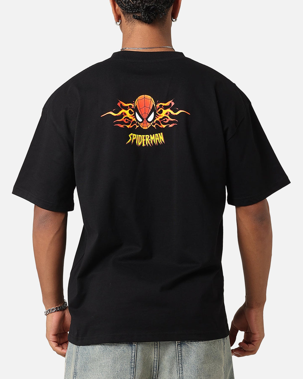 73Studio Marvel Spider-Man Y2K Spidey T-Shirt Black