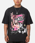 Culture Kings X WWE Bret "The Hit Man" Hart Vintage T-Shirt Black Acidwash