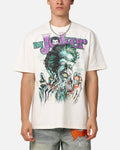 73Studio X DC Batman The Joker Rings Heavyweight T-Shirt Off White
