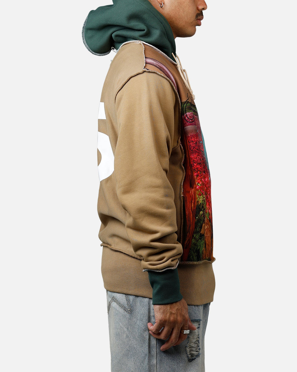 ABC Birthstone Hoodie Light Brown