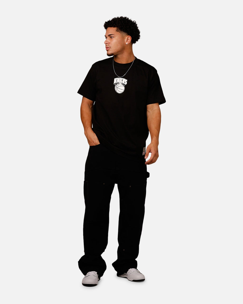 Mitchell & Ness New York Knicks Web T-Shirt Black