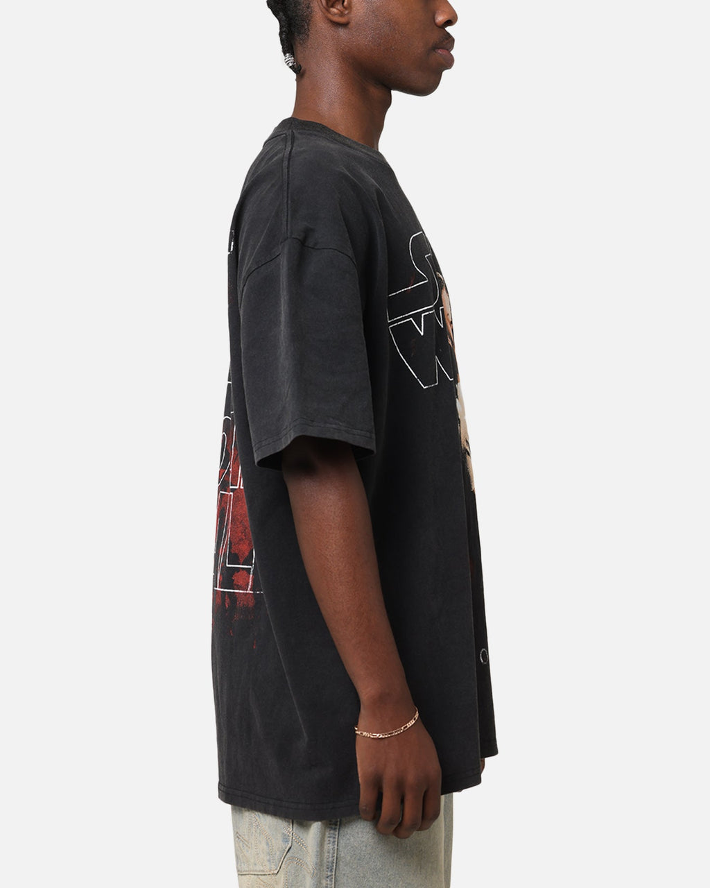 Star Wars Episode II Vintage T-Shirt Black Acidwash