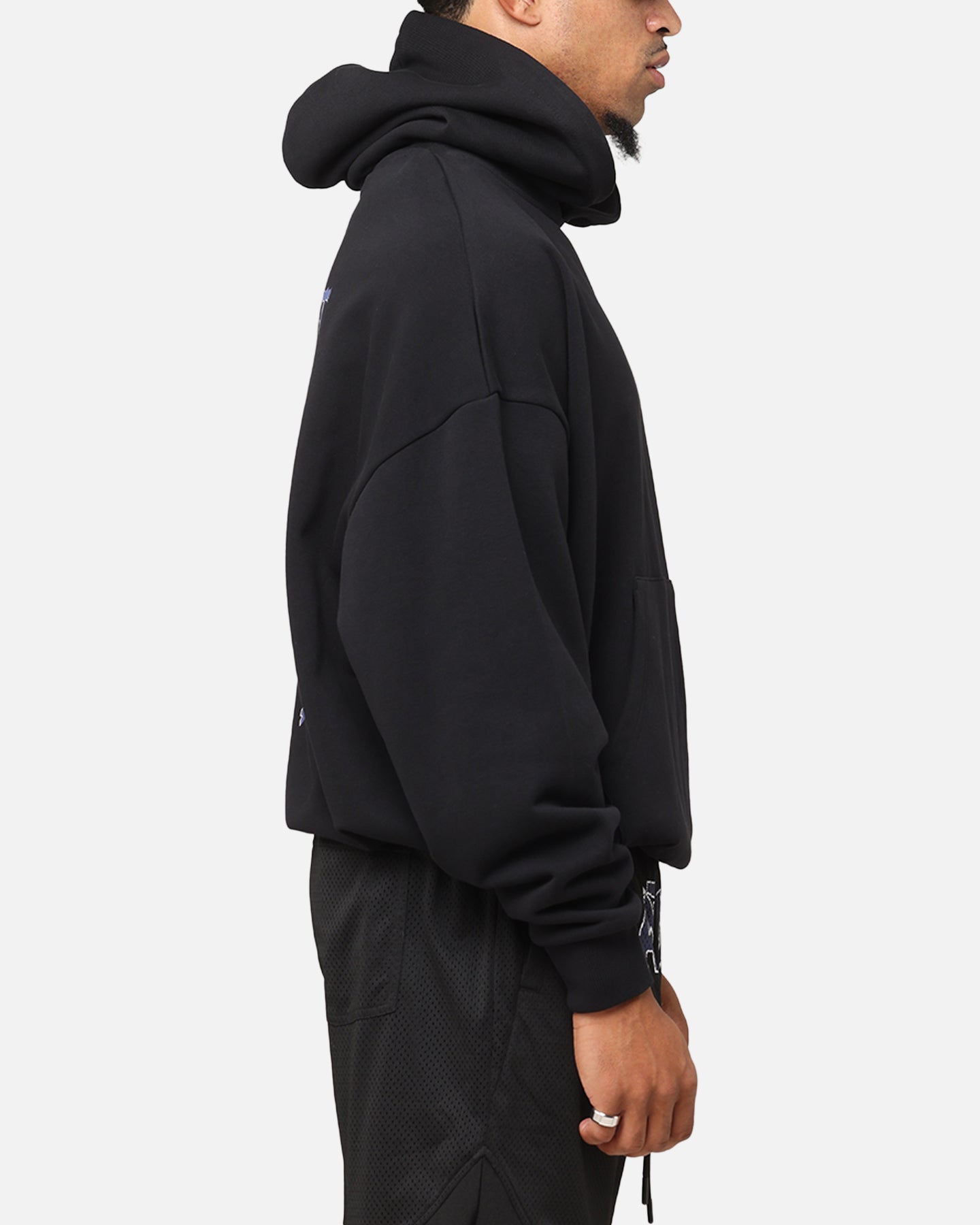 Saint Morta Daggers Boxy Hoodie Black/Purple