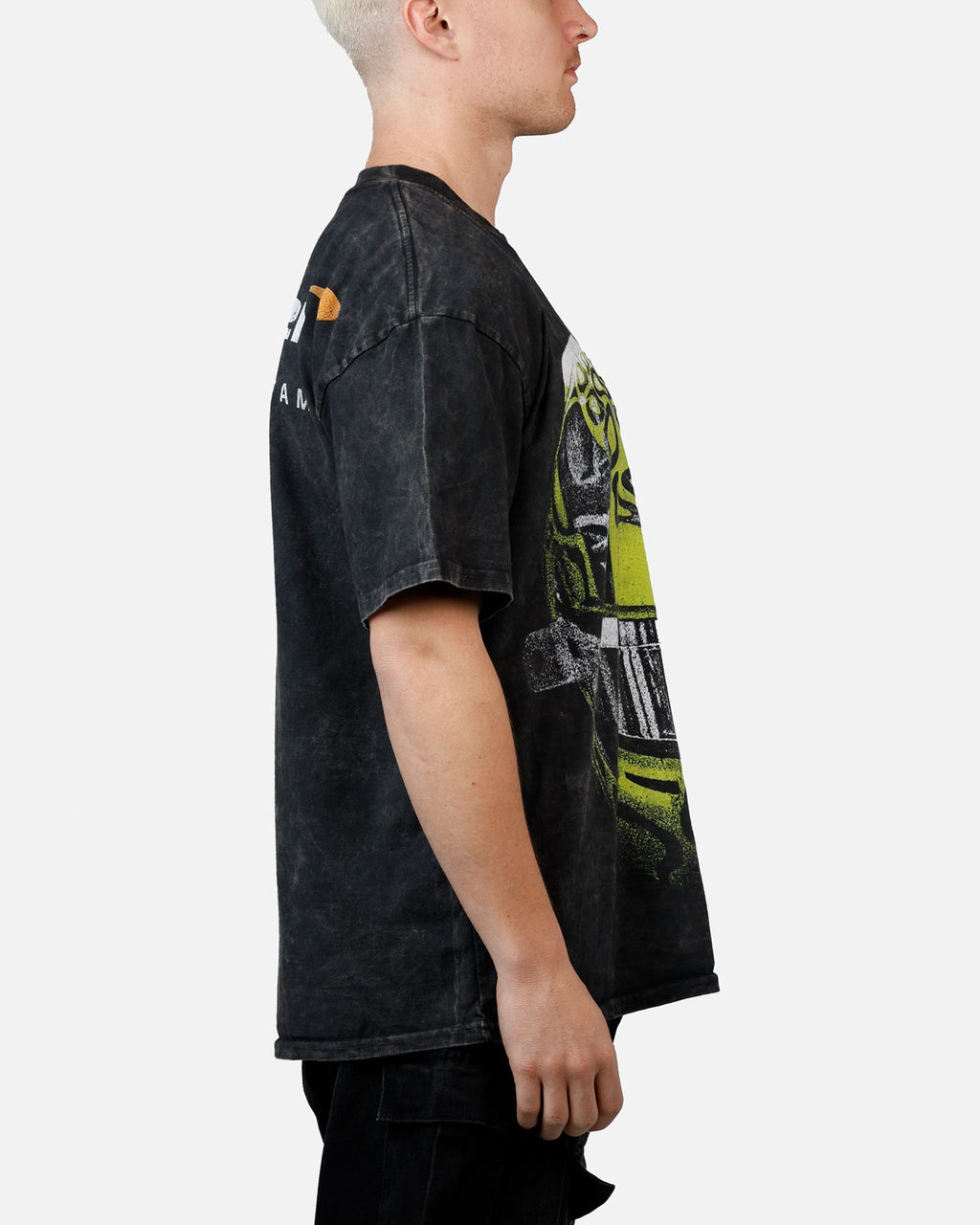 Culture Kings X Mclaren Lando Norris 'Vegas Grand Prix 2024' Helmet T-Shirt Black Acidwash