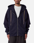 MNML Double Layer Zipper Sweater Washed Black