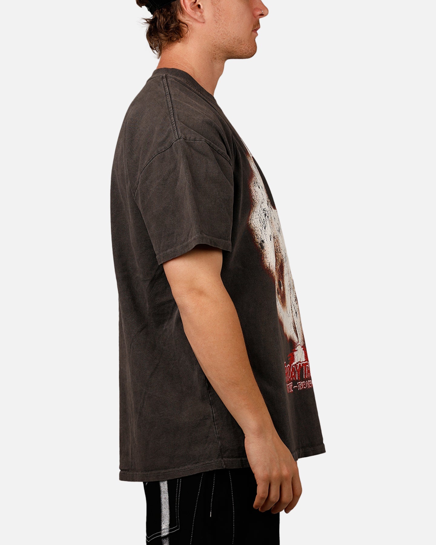 73Studio X Friday The 13th Part VII 'Horror Classics' The New Blood Heavyweight T-Shirt Black Wash