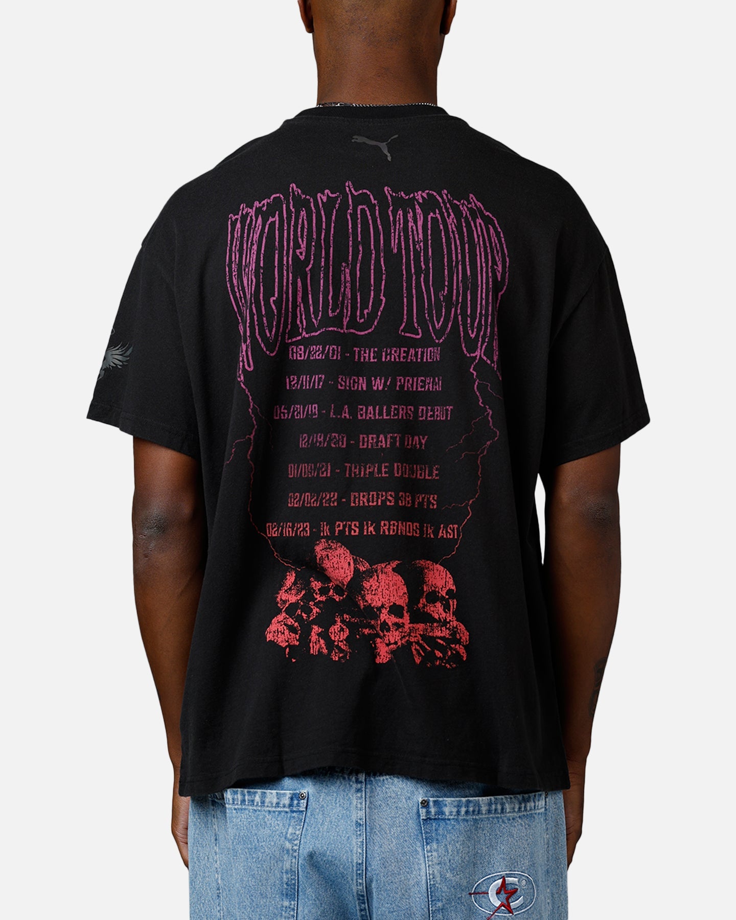 Puma x Lamelo Ball Lamelo World Tour T-Shirt Black