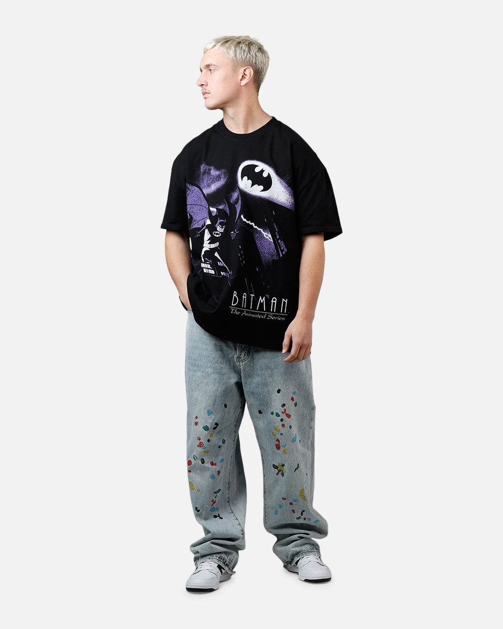 73Studio X DC Batman The Animated Series Heavyweight T-Shirt Black