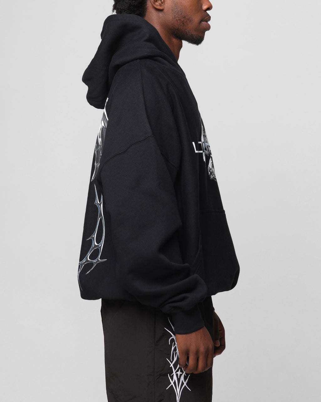Loiter Chrome Deceiver Hoodie Black