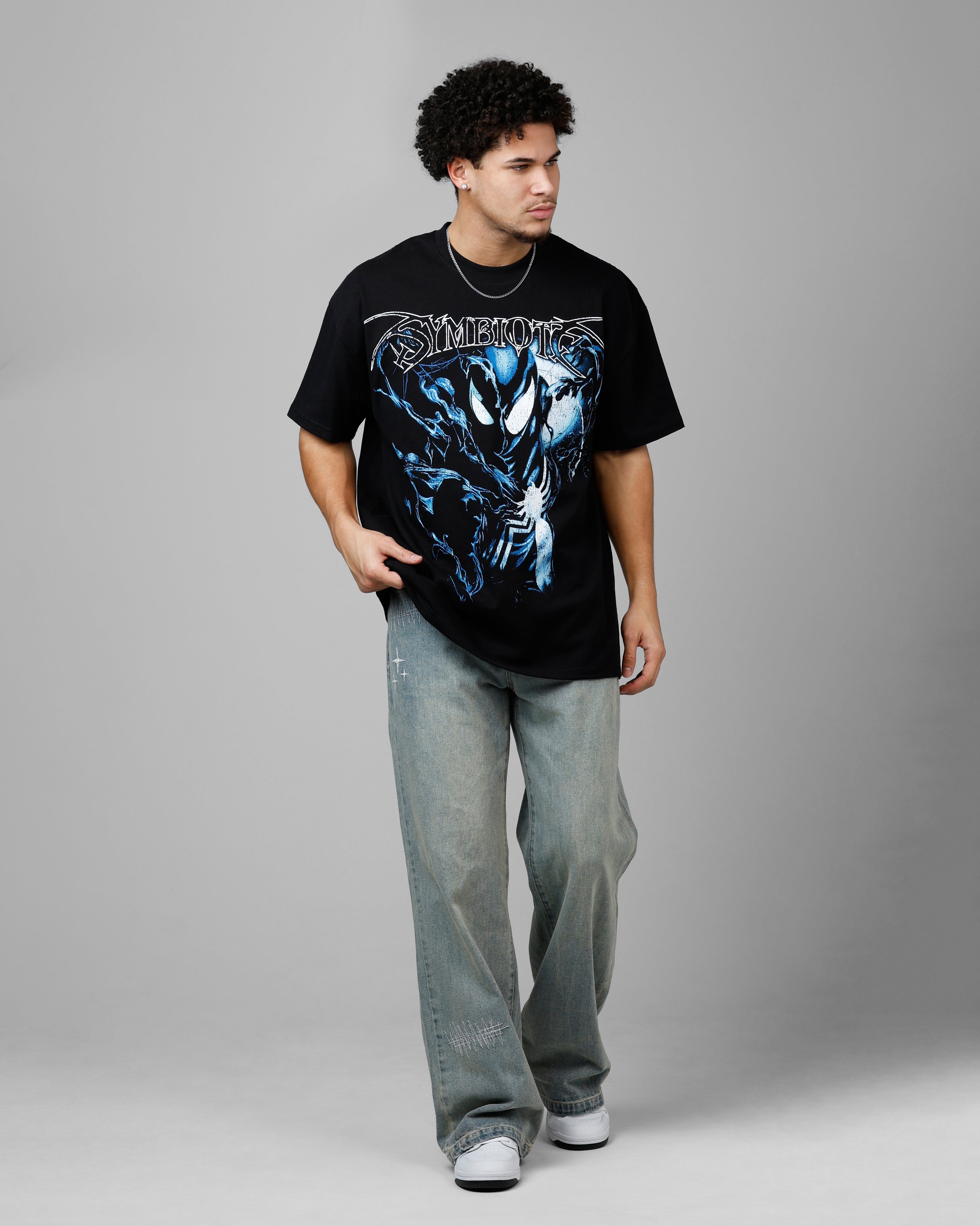 Loiter Marvel Spider-Man Symbiote Heavyweight T-Shirt Black