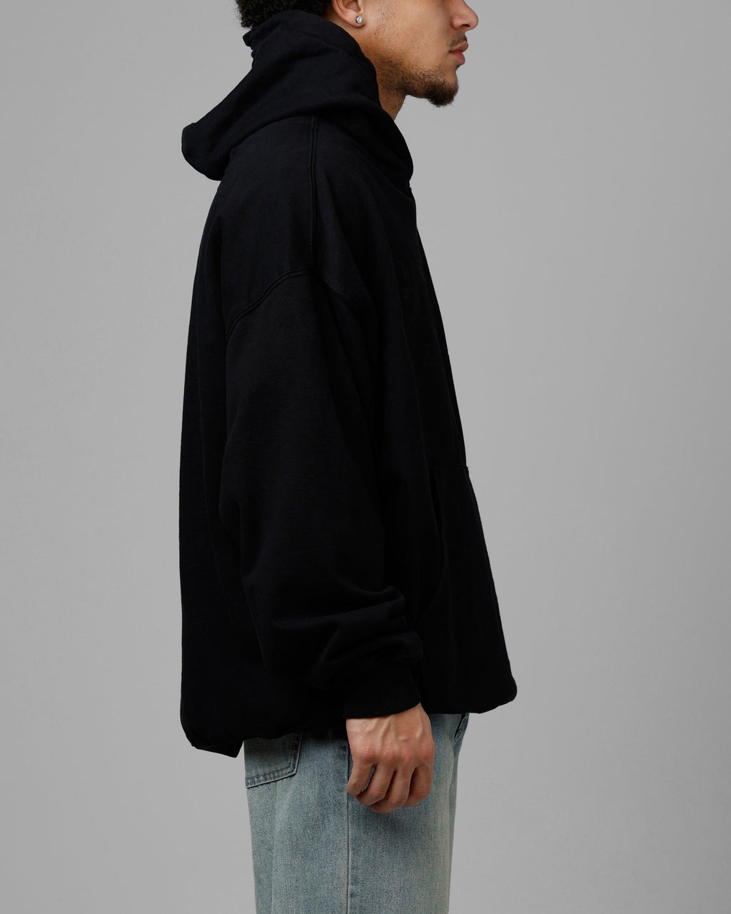 Loiter Pain Premium Hoodie Black