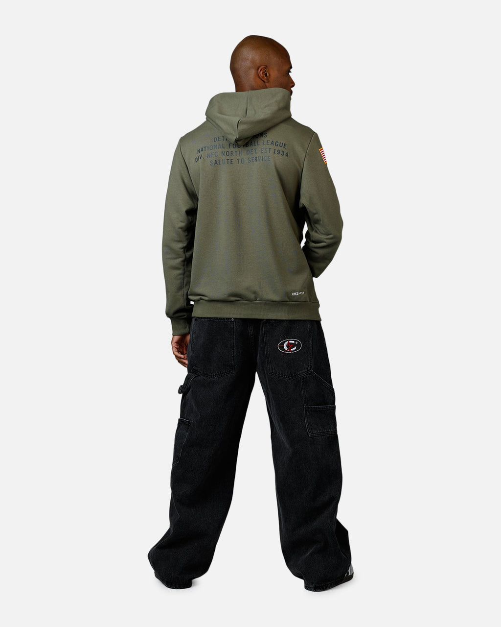 Nike Detroit Lions Salute To Service Hoodie Olive